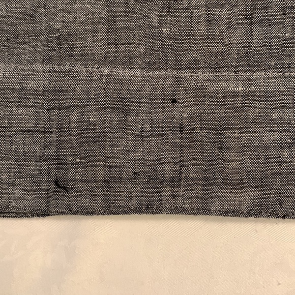 Tahari 100% Linen Back Buttons Lagenlook Top - Picture 6 of 13